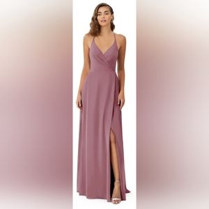 Azazie Davis Dress - Vintage Mauve